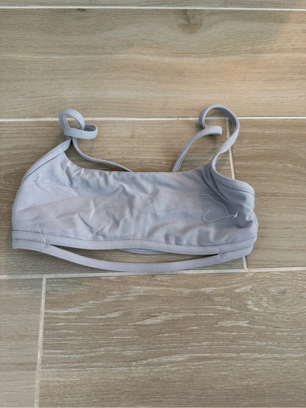 lululemon athletica Light Gray Sports Bra